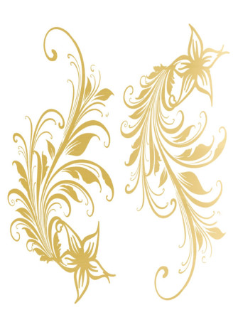 Tatouage éphémère - Effet or  - TAGold 5